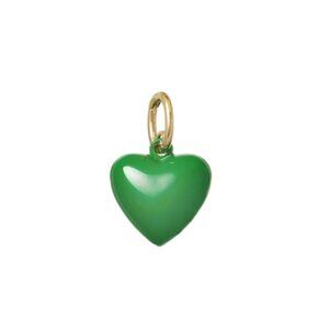 Roxane Assoulin The Mini Puffy Heart Charms Green